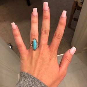 Sterling Silver real Turquoise ring